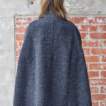 central park cape coat lovestitch back view
