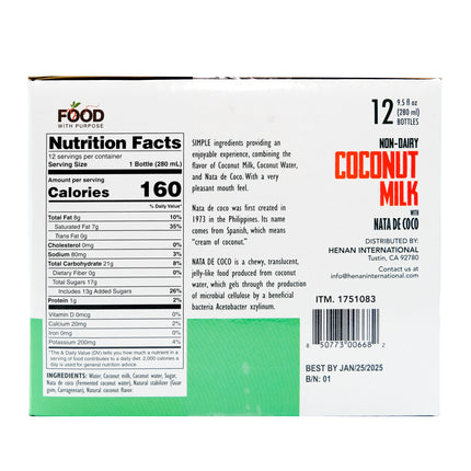 Coconut Milk with Nata