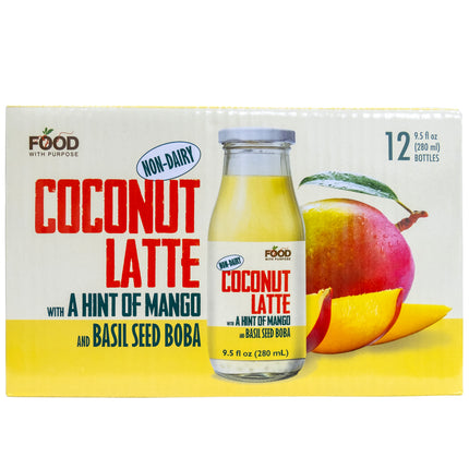 Coconut Latte with a Hint of Mango