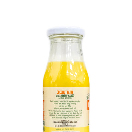 Coconut Latte with a Hint of Mango