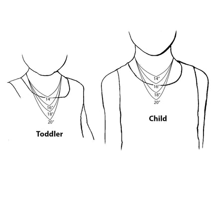 GOGO LUSH KIDS' ROPE CHAIN NECKLACE