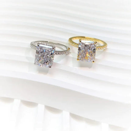 GOGO LUSH - RADIANT RECTANGLE CUT DIAMOND RING