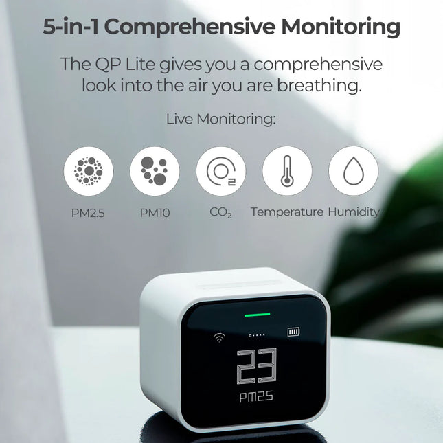 Air Quality Monitor humidity PM25 PM10 CO2 Temperature