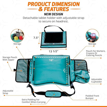 Bold Route - Kids Travel Tray | Travel Essentials & Organizer