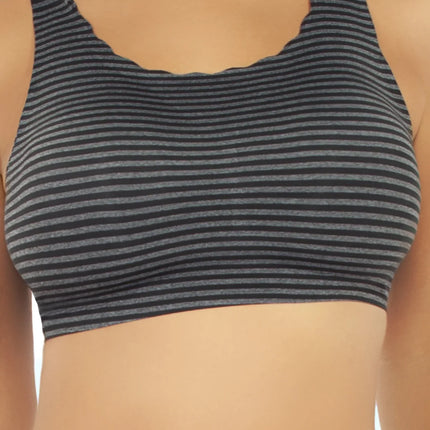 STRIPED BODY BRA