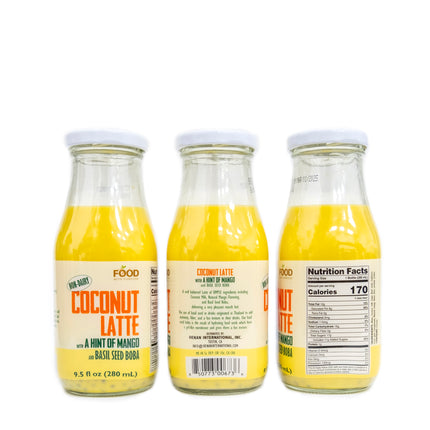 Coconut Latte with a Hint of Mango