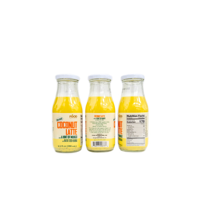 Coconut Latte with a Hint of Mango