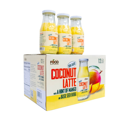 Coconut Latte with a Hint of Mango