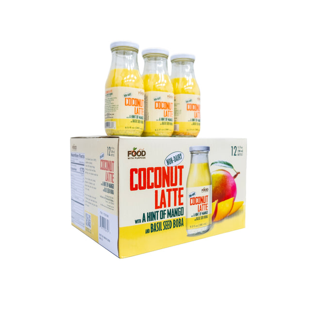 Coconut Latte with a Hint of Mango