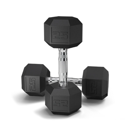 25LB HEX DUMBBELLS