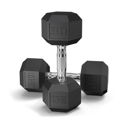 30LB HEX DUMBBELLS
