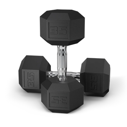 35LB HEX DUMBBELLS