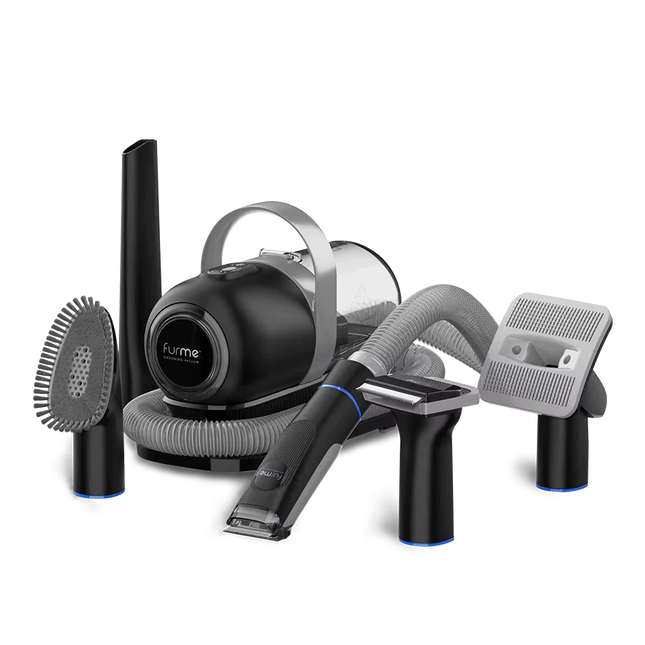 pet grooming vacuum set