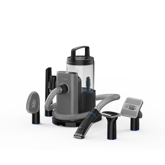 furMe Professional PLUS Pet Grooming Vacuum Kit