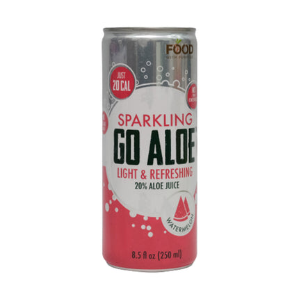 go aloe watermelon flavor sparkling drink