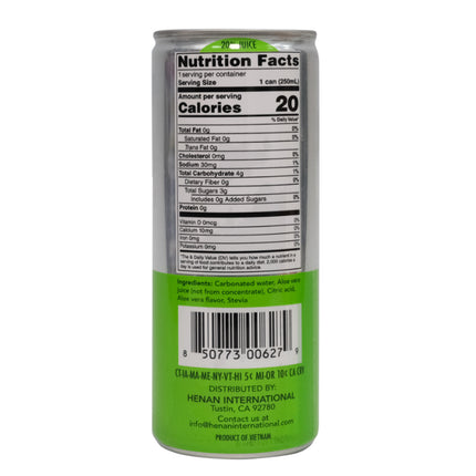 go aloe nutrition facts