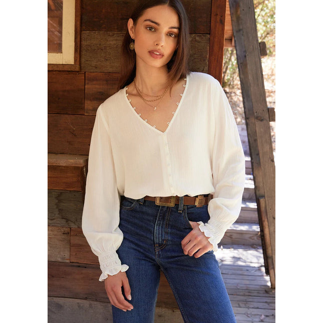 Lovestitch - Kasia Button Front Blouse