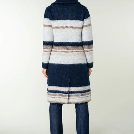 striped coatigan lovestitch back