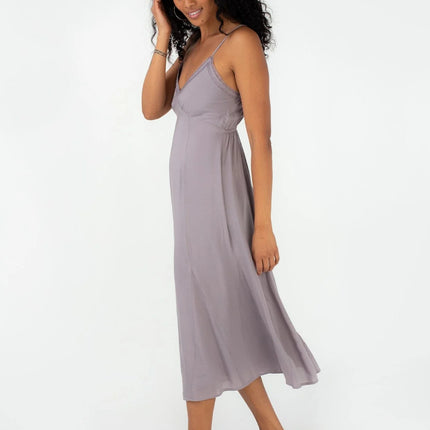 Boho dress grey lace California style