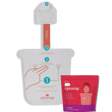 CPRWrap™ Aid - CPR Emergency Cardiac Arrest Portable Response Kit - Bulk
