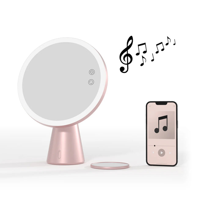 ONE Personal Collection LED Beauty Mirror With Bluetooth Speaker