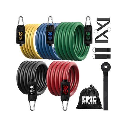 EPIC FITNESS - RESISTANCE BAND SET