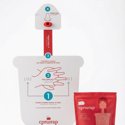 CPRWrap™ Aid - CPR Emergency Cardiac Arrest Portable Response Kit - Bulk