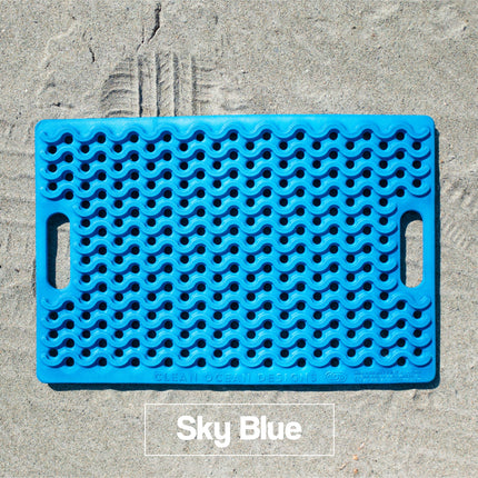 Clean Ocean Designs Mariner Mat sky blue