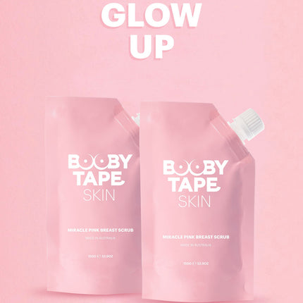 Booby Tape - Glow Up Breast Scrub Set