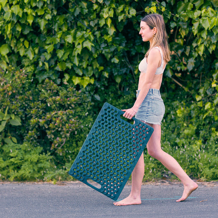 Clean Ocean Designs Mariner Mat beach sand 