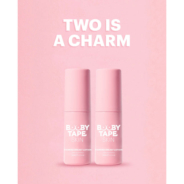Booby Tape "Two is a Charm" Firming Breast Lotion Set